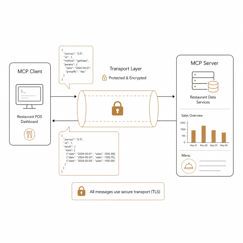 Secure MCP transport